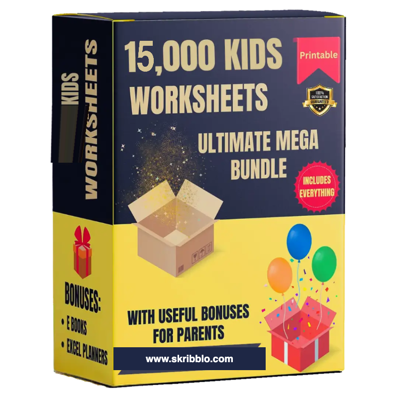 Skribblo 15,000 worksheets bundle